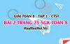 Giải bài 2 trang 25 Toán 8 Tập 1 SGK Chân trời sáng tạo: Hằng đẳng thức